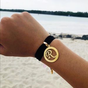 Elastic Bracelet with “R” Initial